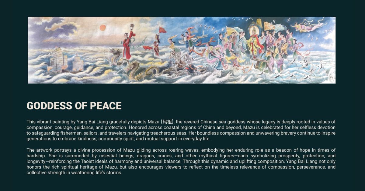 Goddess of Peace - Unlock the Essence of Chinese Art in Singapore!