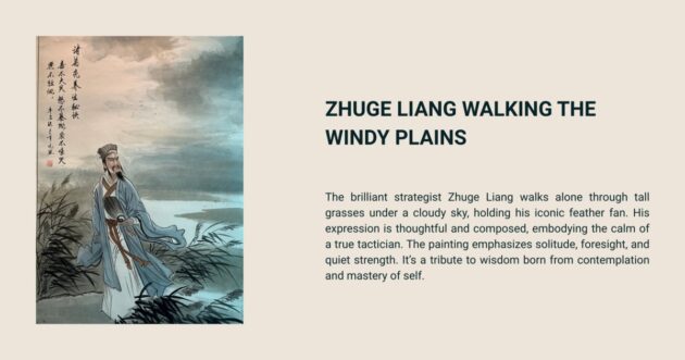 Zhuge Liang Walking The Windy Plains
