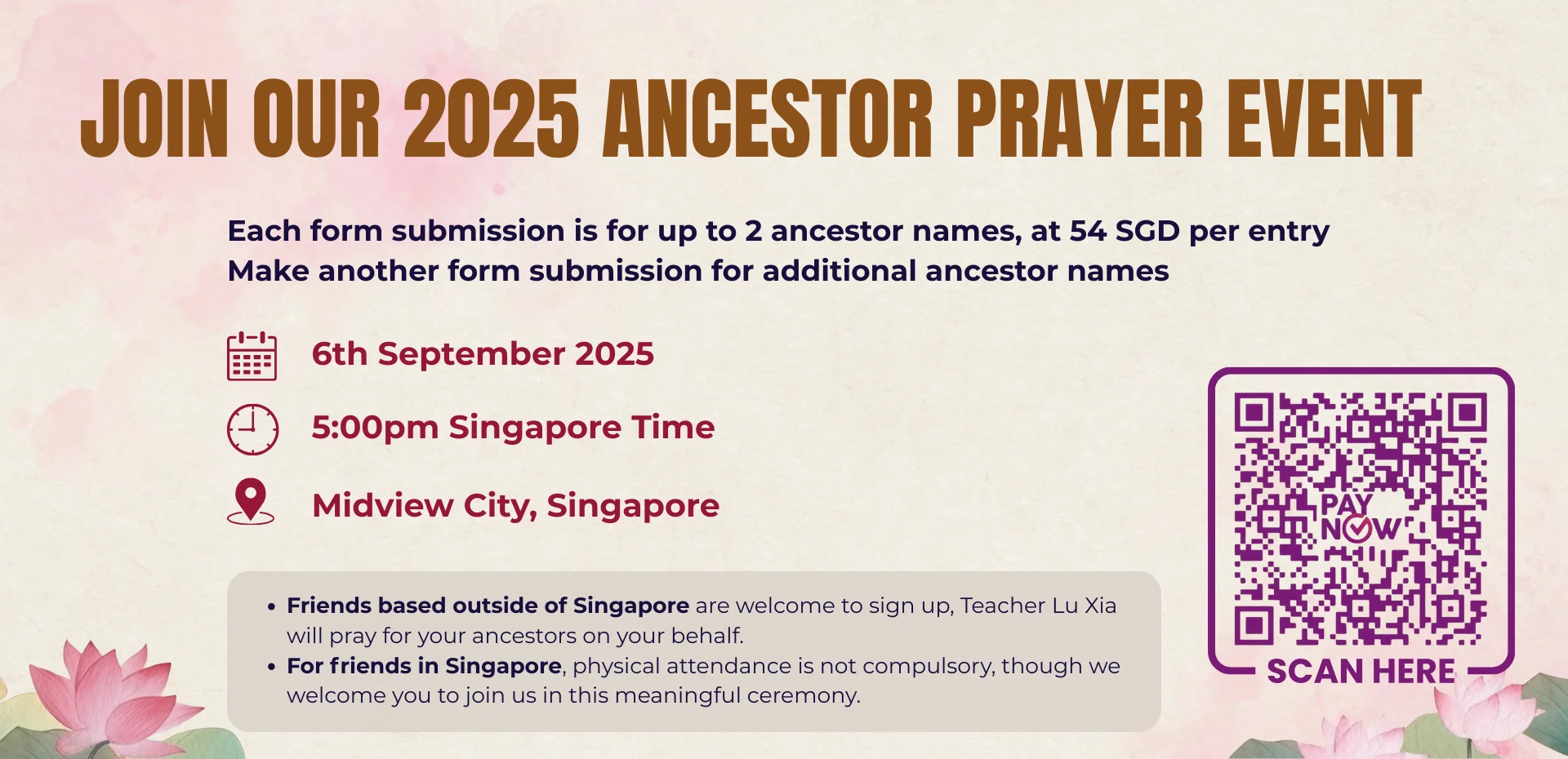 2025 ANCESTOR PRAYER EVENT