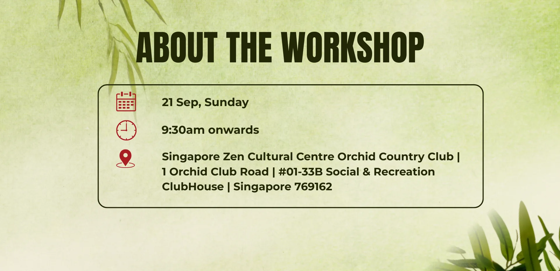 NEGATIVE ENERGY DETOX WORKSHOP