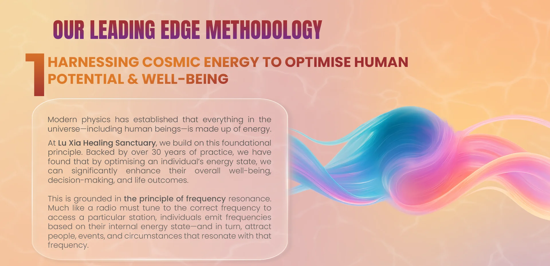 TEACHER LU XIA’S CENTRE & ORGANISATION DEDICATED TO BRINGING HEALING AND HARMONY TO INDIVIDUALS, FAMILIES AND COMMUNITIES.