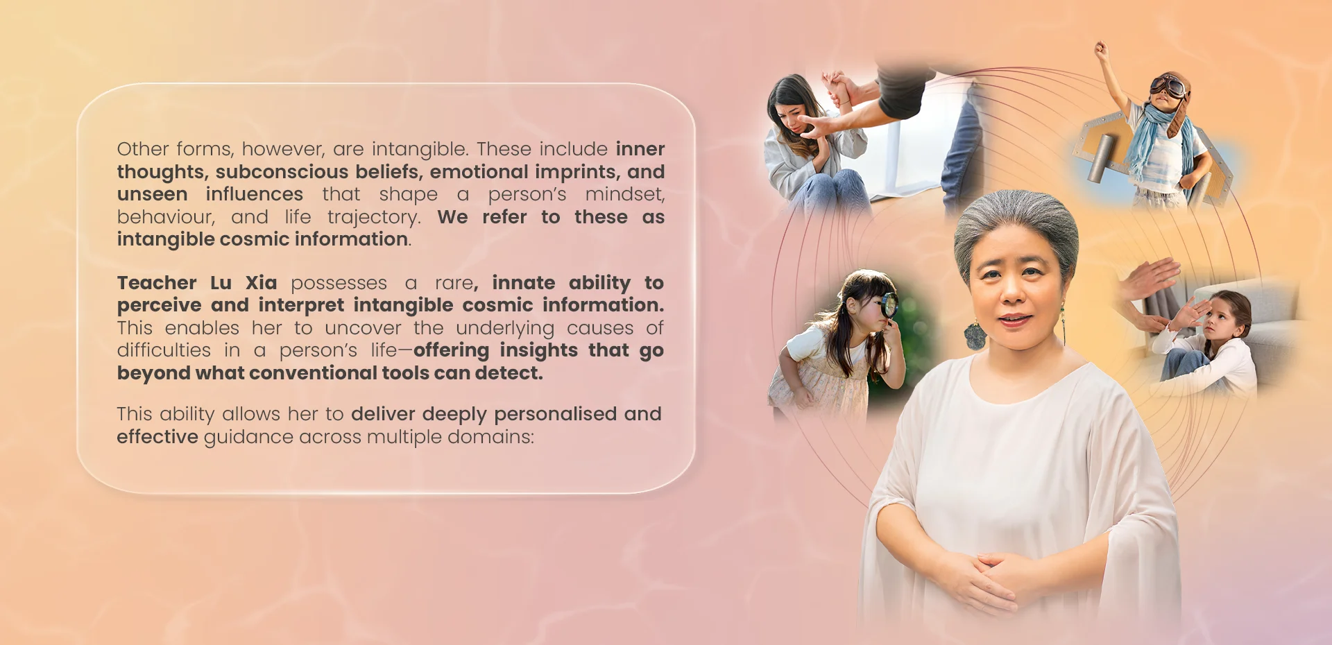 TEACHER LU XIA’S CENTRE & ORGANISATION DEDICATED TO BRINGING HEALING AND HARMONY TO INDIVIDUALS, FAMILIES AND COMMUNITIES.