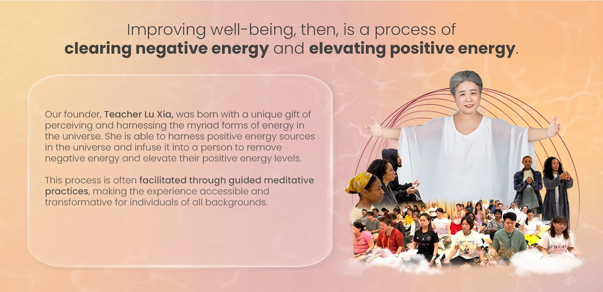 TEACHER LU XIA’S CENTRE & ORGANISATION DEDICATED TO BRINGING HEALING AND HARMONY TO INDIVIDUALS, FAMILIES AND COMMUNITIES.