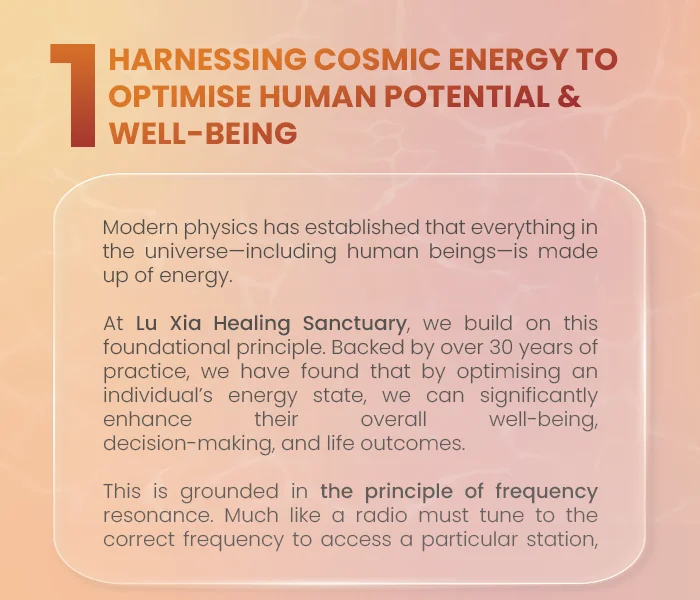 TEACHER LU XIA’S CENTRE & ORGANISATION DEDICATED TO BRINGING HEALING AND HARMONY TO INDIVIDUALS, FAMILIES AND COMMUNITIES.