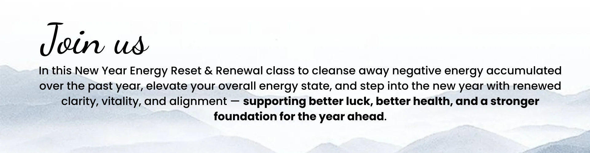 2026 New Year Energy Reset & Renewal