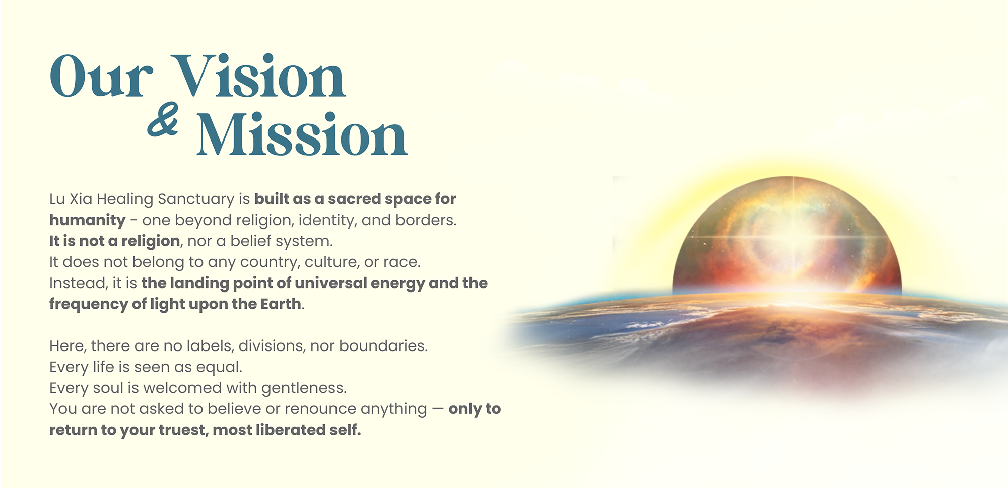 A New Beginning In Oneness