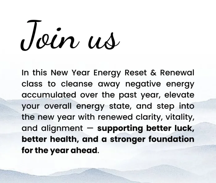 2026 New Year Energy Reset & Renewal