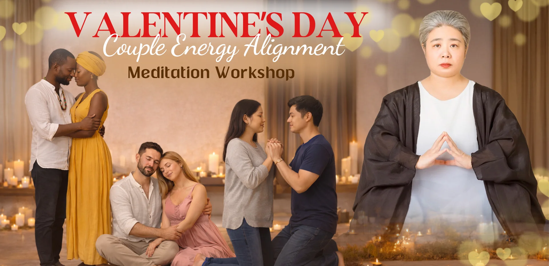 Valentine's Day Couple Energy Alignment Meditation Workshop