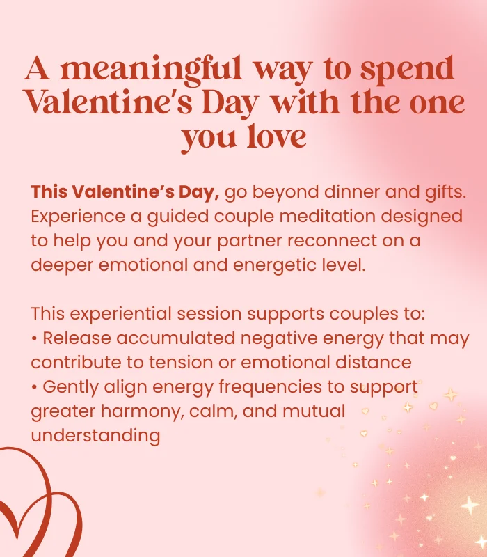 Valentine's Day Couple Energy Alignment Meditation Workshop