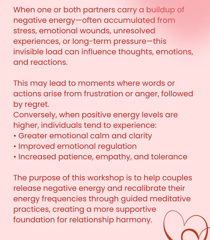 Valentine's Day Couple Energy Alignment Meditation Workshop