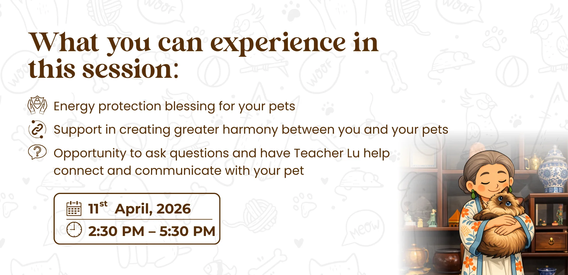 International Pets Day Event - Harmonious Energy Protection For Pets & Families