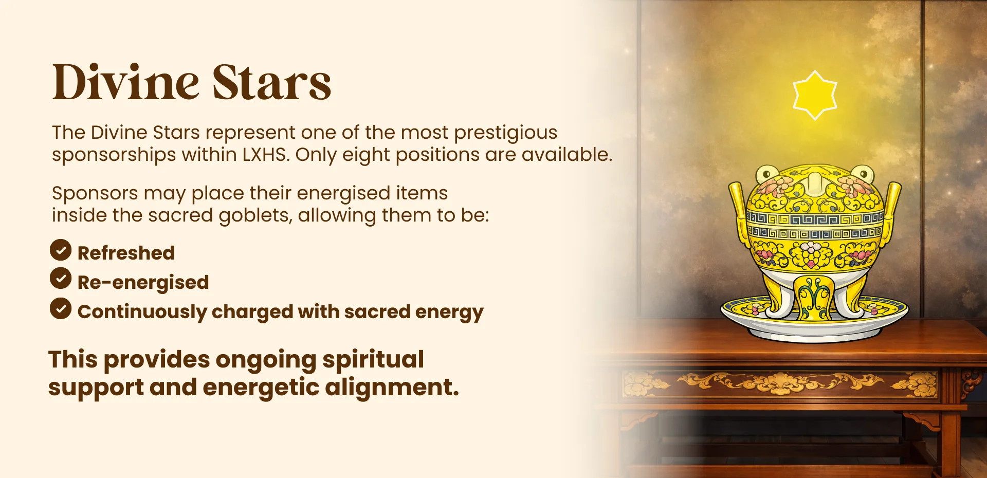 Lu Xia Healing Sanctuary Sponsorship Program