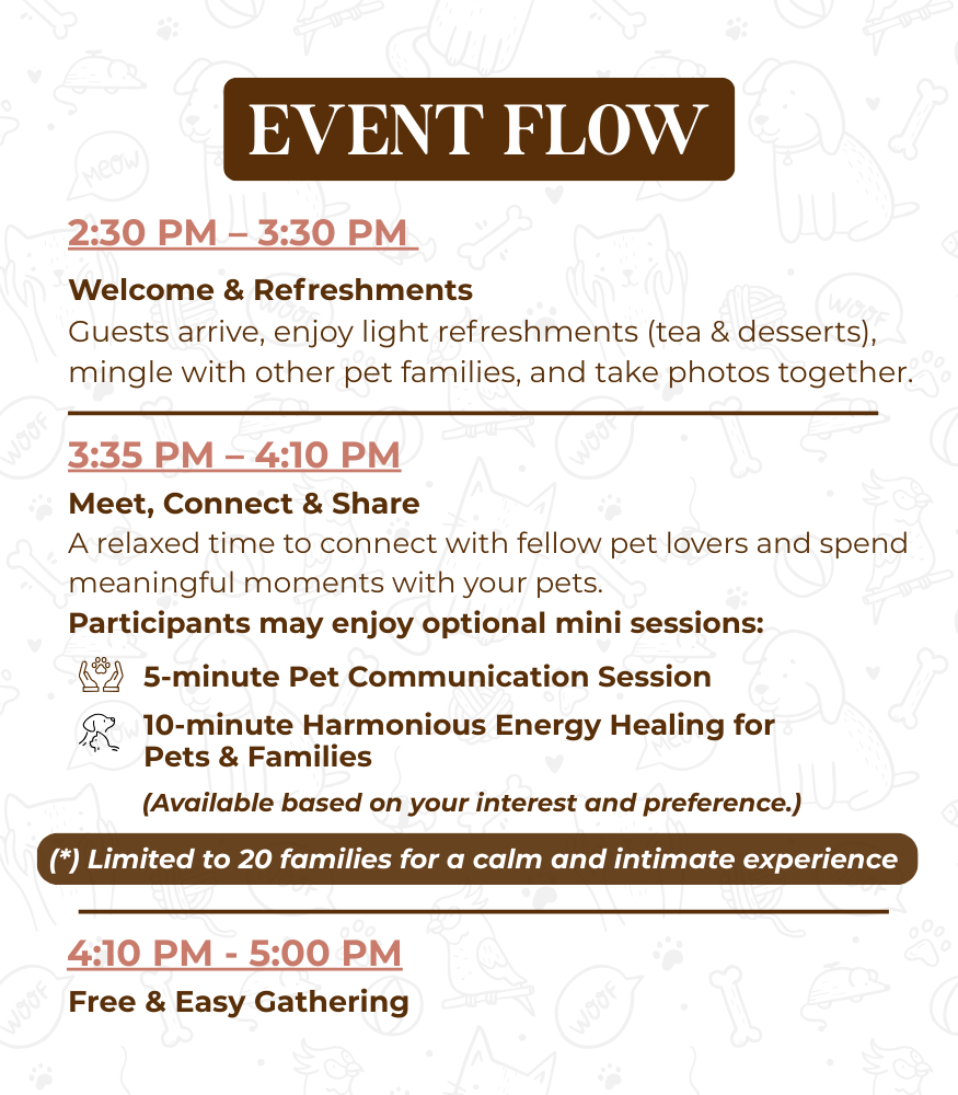 International Pets Day Event - Harmonious Energy Protection For Pets & Families